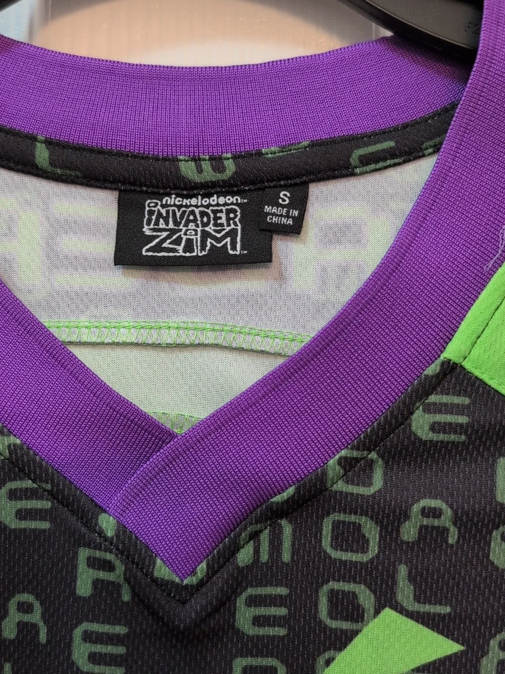 Invader Zim Nickelodeon Hockey Jersey NWT - Picture 2 of 5